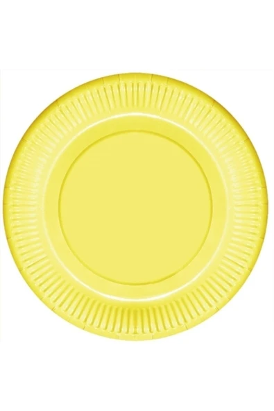 Karton Tabak ( 8 'li ) -makaron Sarı ürün görseli