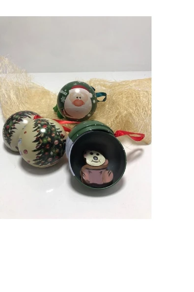 Yılbaşı Ağaç Süsü 7cm Lüks 1 Adet - Resim 2