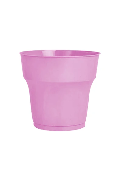 Pembe Tek Kullanımlık Plastik Bardak 24lü