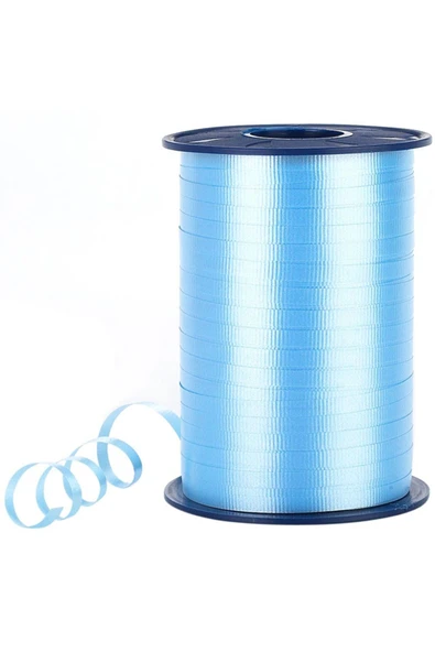 Balon İpi Rafya 8mm x 200mt Pastel Açık Mavi ürün görseli 1