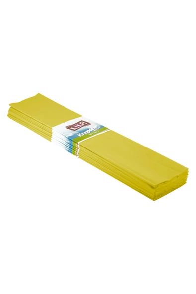 Sarı Krapon Kağıdı 50x200 cm 10'lu paket ürün görseli 1