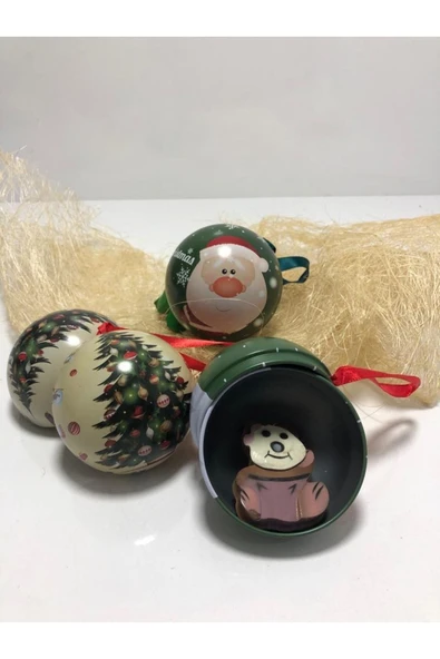 Yılbaşı Ağaç Süsü 7cm Lüks 1 Adet - Resim 2