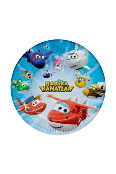 Tabak Karton Harika Kanatlar 23cm ürün görseli 1