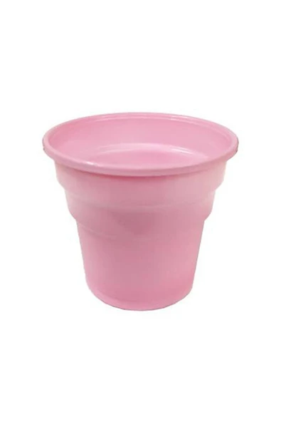 Pembe Plastik Tabak - Bardak - Çatal Seti 25 Kişilik - 3