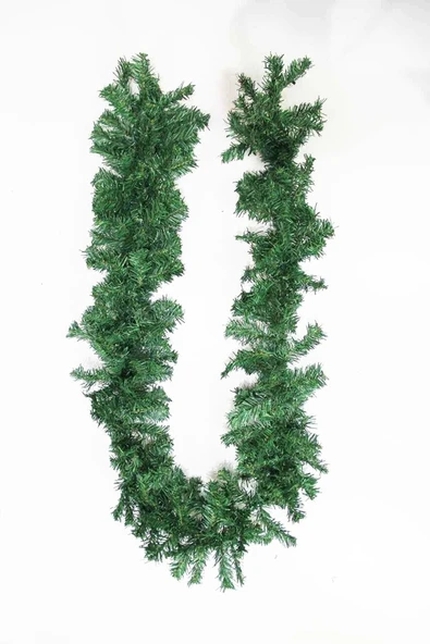 Yılbaşı Dekorasyon Süsleme Dallı Garland 270 cm Çam Dalı Yeşil Garland - Resim 3