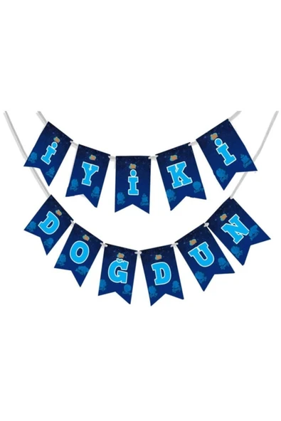 Erkek Bebek Kral Şakir Uzayda Temalı Full Konsept Parti Seti - Resim 5