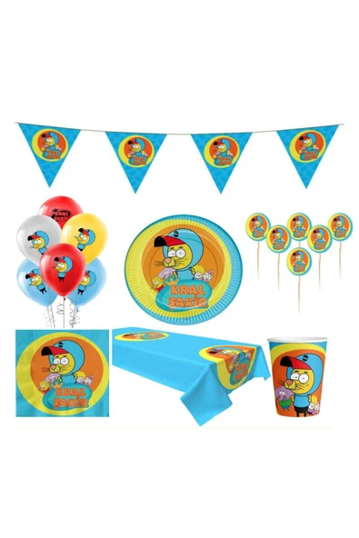 Kral Şakir Konsept Doğum Günü Set ürün görseli 1