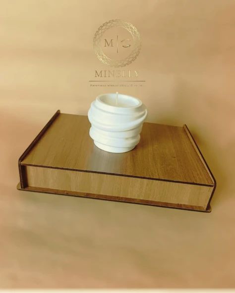 Minelly Ripple Candle Mumlu Obje - 3
