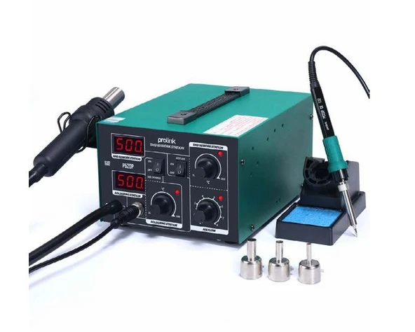 Prolink  P-52 DP Diyafram Sıcak Hava Üflemeli Dijital Havya İstasyonu (852D+) ürün görseli