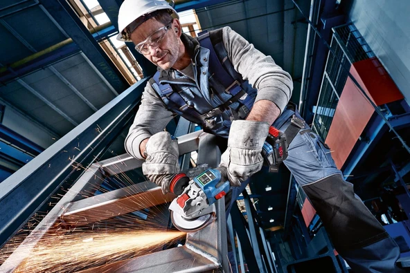 Bosch GWX 18V-15 SC X-Lock Procore 1x8,0Ah Tek Akülü Taşlama Makinesi - 3