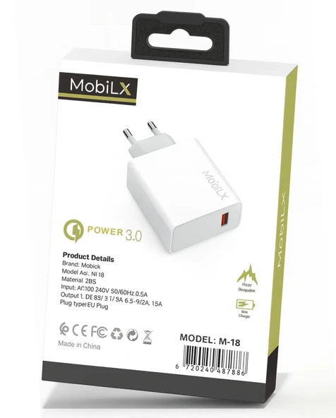 MobiLX 67W Turbo Max Hızlı Şarj Aleti + Type-C USB Kablo - 3
