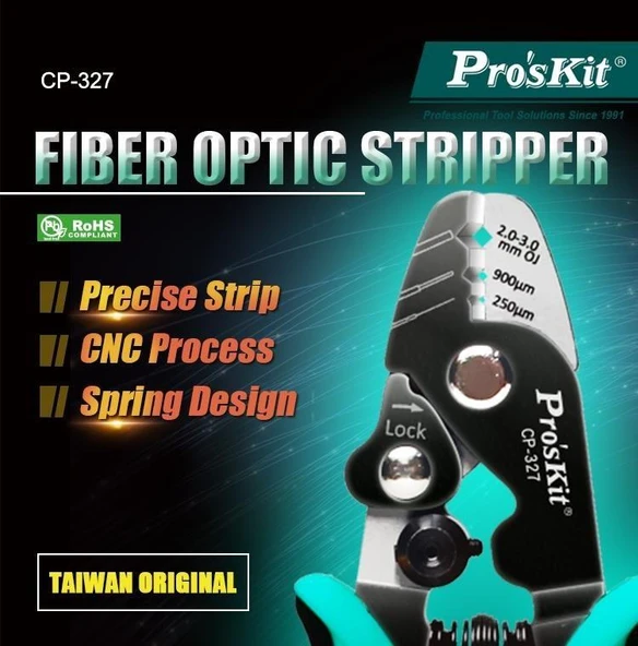 Proskit CP-327 Fiber Optik Kablo Soyucu Sıyırıcı - Resim 4