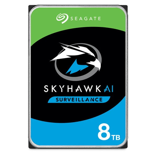 8TB SEAGATE SKYHAWK AI 256MB 7/24 RV ST8000VE001 - 2