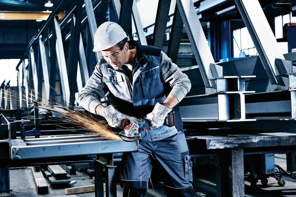 Bosch GWX 18V-15 SC X-Lock Procore 1x8,0Ah Tek Akülü Taşlama Makinesi - 4