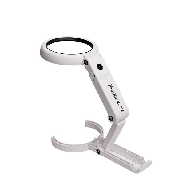 Proskit Ma-025 Katlanabilir Masa ve El Tip Büyüteç Usb Ledli - 1