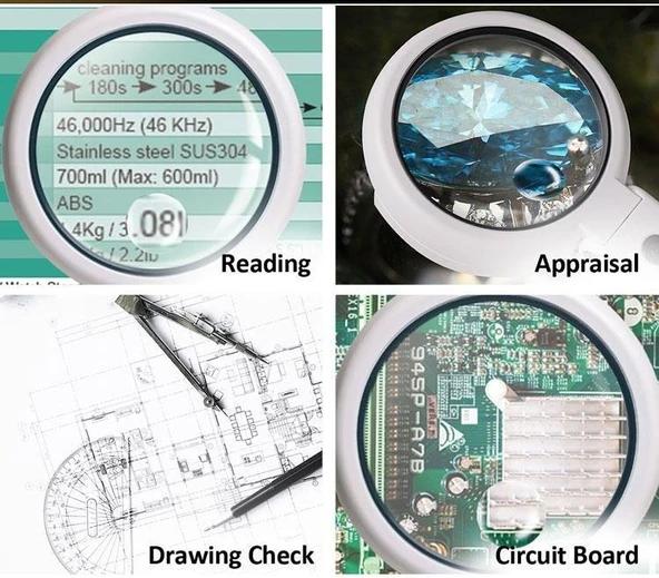 Proskit Ma-025 Katlanabilir Masa ve El Tip Büyüteç Usb Ledli - 7