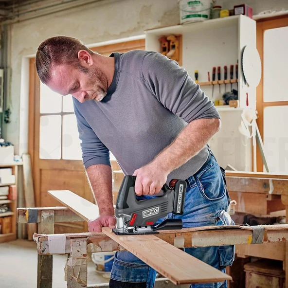 Kraftixx by Einhell Akülü Daire Testere Tilki Kuyruğu Dekupaj Set - Resim 3