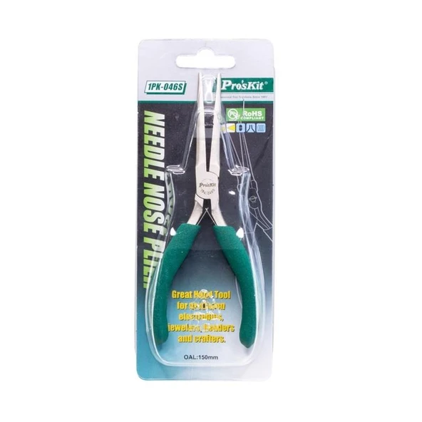 Proskit 1PK-046S İnce Uçlu Kargaburun 150mm - 4