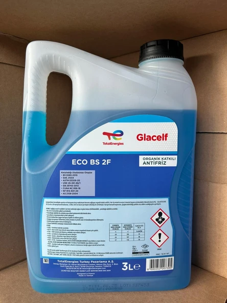 Total Eco Bs Mavi Antifriz 3 Litre Üretim 2025 Yılı - Resim 2