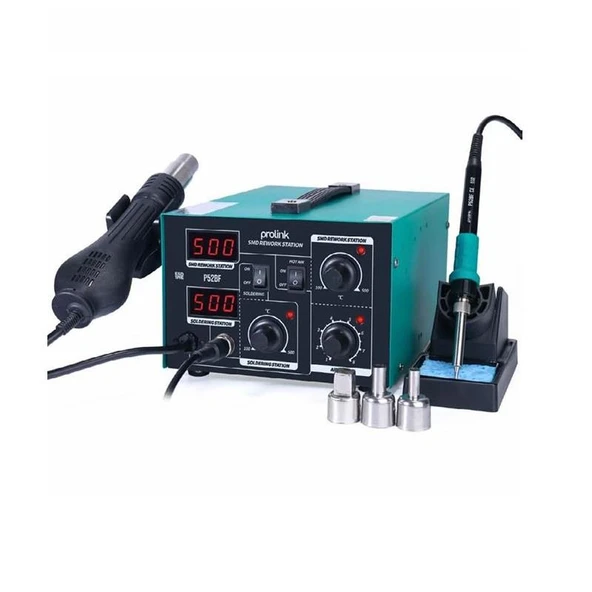 Prolink P-52 BF Sıcak Hava Üflemeli Dijital Havya İstasyonu Max 740W (852D+BF) ürün görseli 1