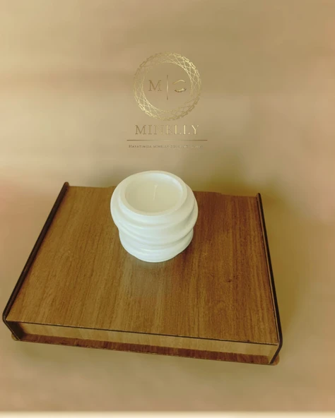 Minelly Ripple Candle Mumlu Obje - 4