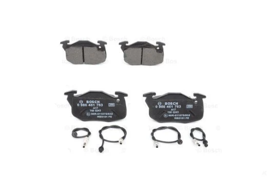 BOSCH 0986461763 Ön Fren Balatası R9 YM R19 Clio III Express Saxo (Fişli) ürün görseli