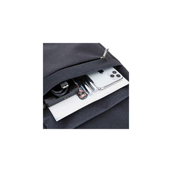 PLM SEİTEK 15.6" NOTEBOOK SIRT ÇANTASI KOYU GRİ - 3