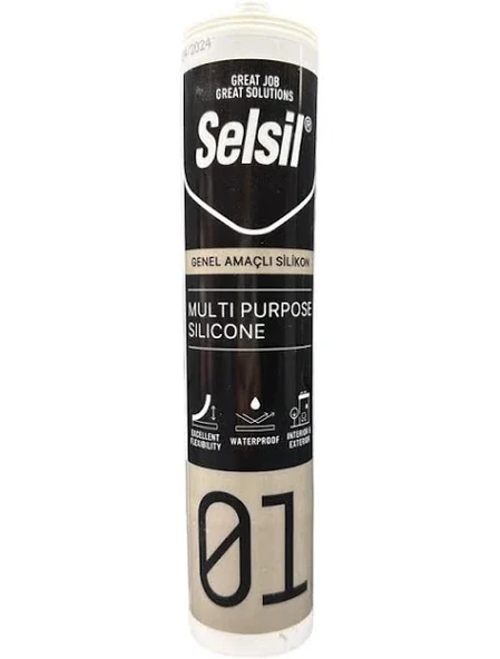 Genel Amaçlı Silikon 280gr BEYAZ ürün görseli