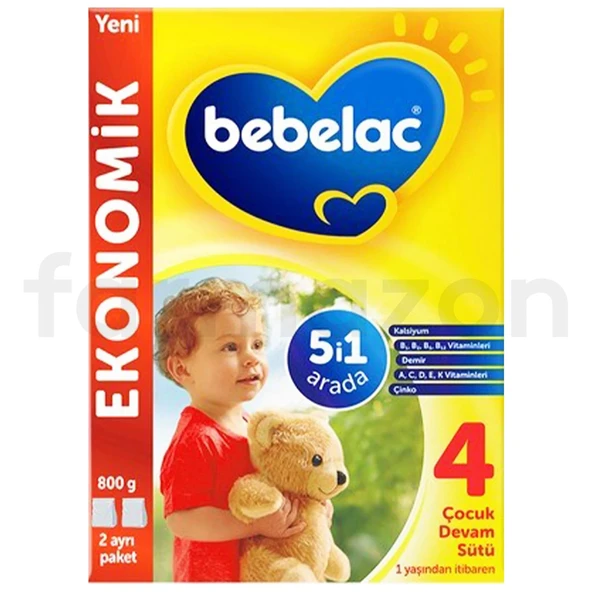 Bebelac 4 Devam Sütü 800 gr 3 Adet - 1