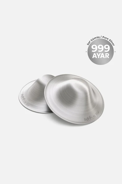 Koruyucu Gümüş Göğüs Ucu Kapakları Large