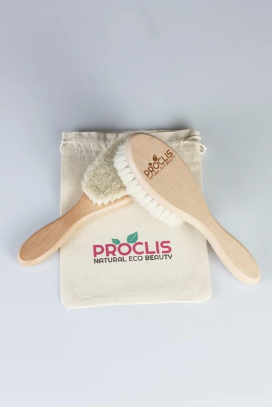 Çocuk Saç Fırçası, Çocuk Tarağı, Doğal Keçi Kılı Fırçası isim Yazdırılabilir, Tarak Hediye 1Adet