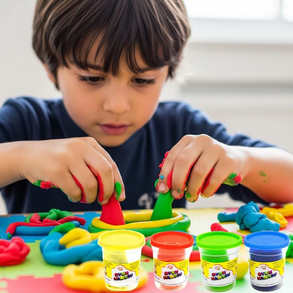 Gen-Of Oyun Hamuru 4 Renk 400 gr GEN-7141 - Resim 5