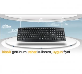 HIPER KM-3055 STANDART KLAVYE USB SİYAH - 5