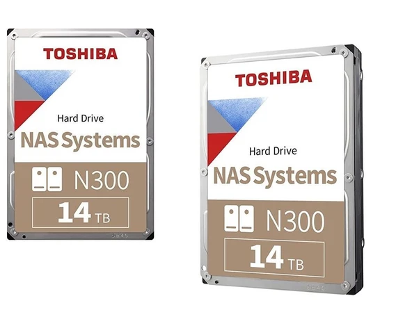 14TB TOSHIBA N300 7200RPM SATA 512MB HDWG51EUZSVA ürün görseli