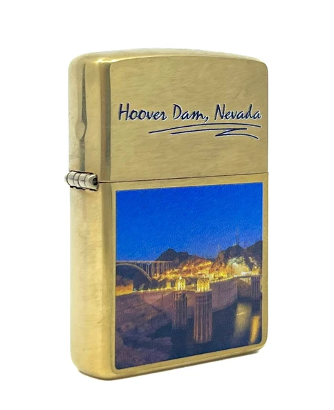 Zippo Hoover Dam - Hoover Barajı Dizayn Çakmak - Resim 2