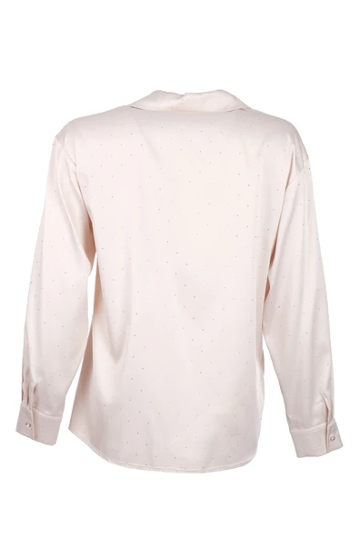 Taşlı Saten Gömlek Ekol - 8