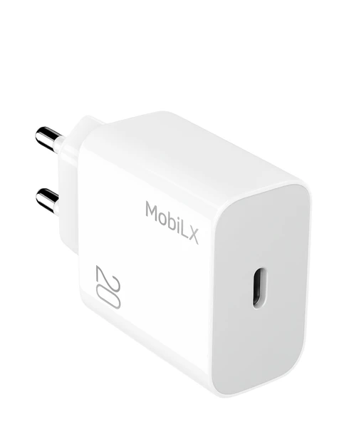MobiLX M-08 25W Type-C Hızlı Şarj Adaptörü | Samsung, iPhone, Xiaomi, Oppo, Huawei, Reeder Uyumlu - 4