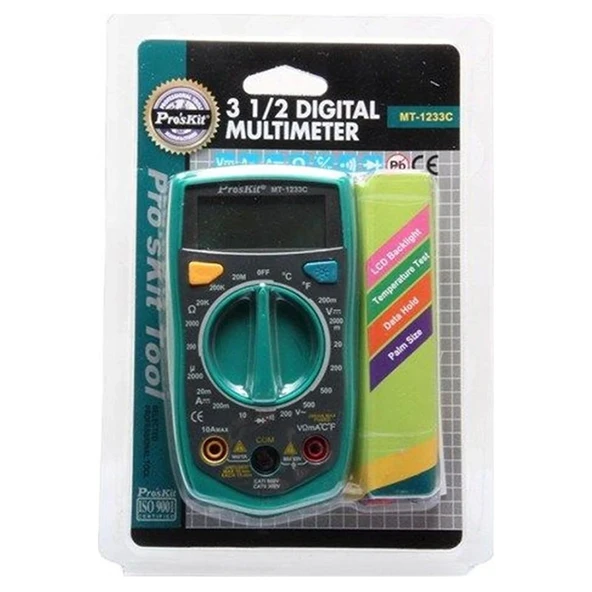 Proskit Mt-1233c Dijital Multimetre Ölçü Aleti - Resim 4