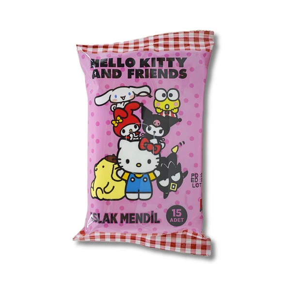 Kuromi Islak Cep Mendili 15 Yaprak (596565) 1 Adet - Resim 3