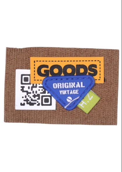 Aplike Ütü İle Yapışan Goods Yazılı Arma 4x4 cm ürün görseli