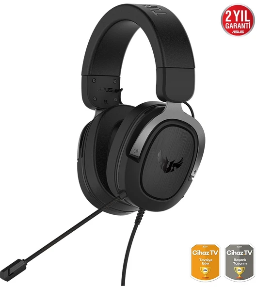 ASUS TUF GAMING H3 GUN METAL 7.1 3.5MM KULAKLIK - 6
