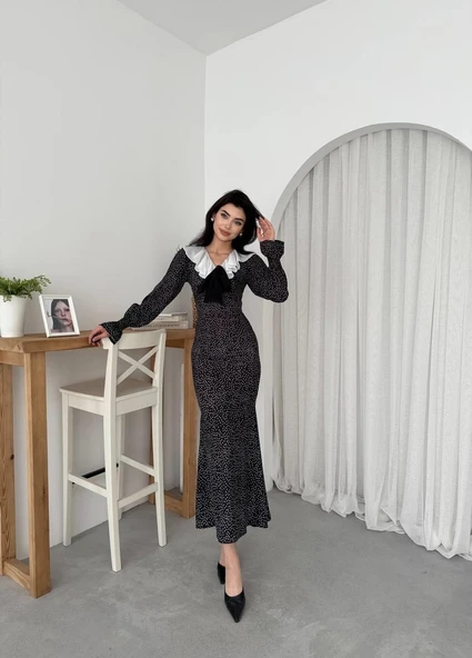 Ospe Fiyonklu Elbise - Resim 6