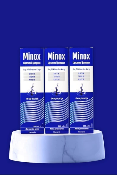 Minox Lipozomal Şampuan 300ml x 3 Adet ürün görseli