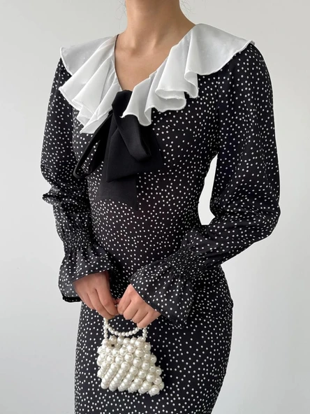 Ospe Fiyonklu Elbise - Resim 8