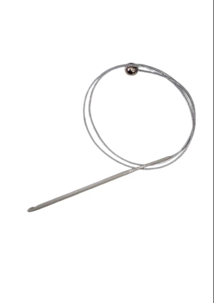 Misinalı Çelik Stoplu Tığ Şiş 2,5 Numara 60 cm ürün görseli