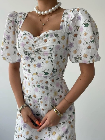 Juna Midi Boy Elbise - Resim 4