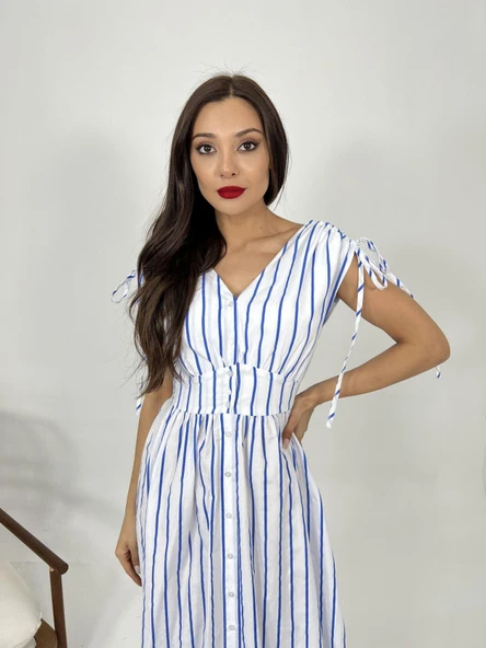 5486 ELBİSE-BALTİMORE ÇİZGİLİ ürün görseli