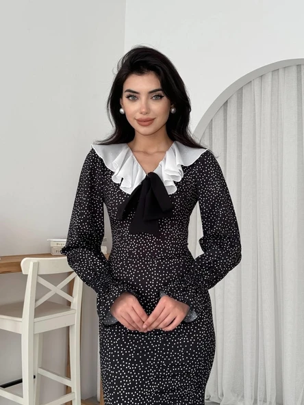 Ospe Fiyonklu Elbise - Resim 7