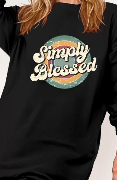 Kadın Uzun Kollu Bisiklet Yaka Yazılı Viskon Iki Iplik Elbise - Resim 2