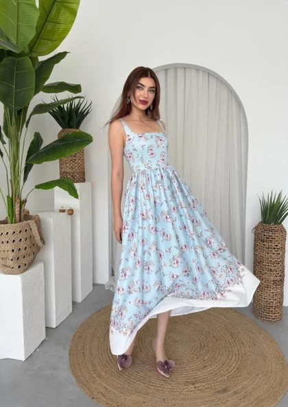 Yoa Cep Detaylı Elbise - Resim 8